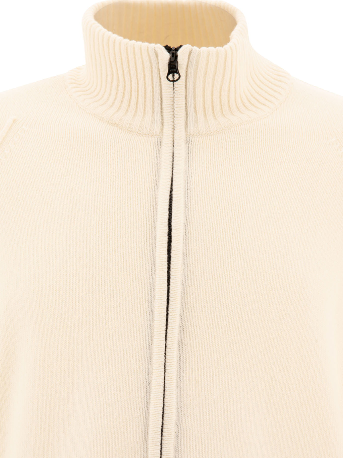 C.P. COMPANY White Cardigan with patch